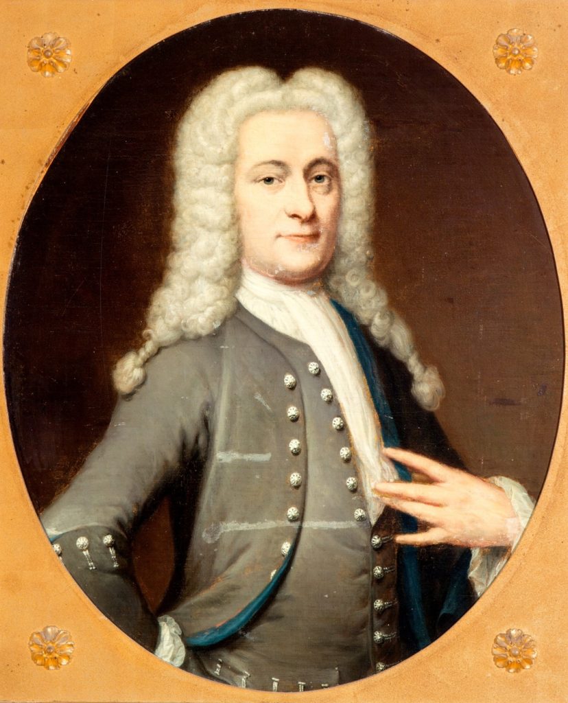 Afb. 1. mr. Joan Jacob van Vrijberghe (1710-1755), door J. Vollevens, foto met dank aan www.venduehuis.com.