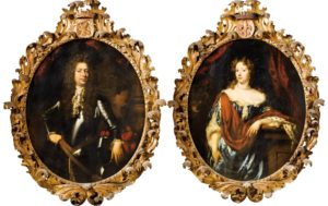 Afb. Johan Ortt (1642-1701) en echtgenote Anna Pergens (1650-1733). Portretten door Nicolaas Maes, part. coll.