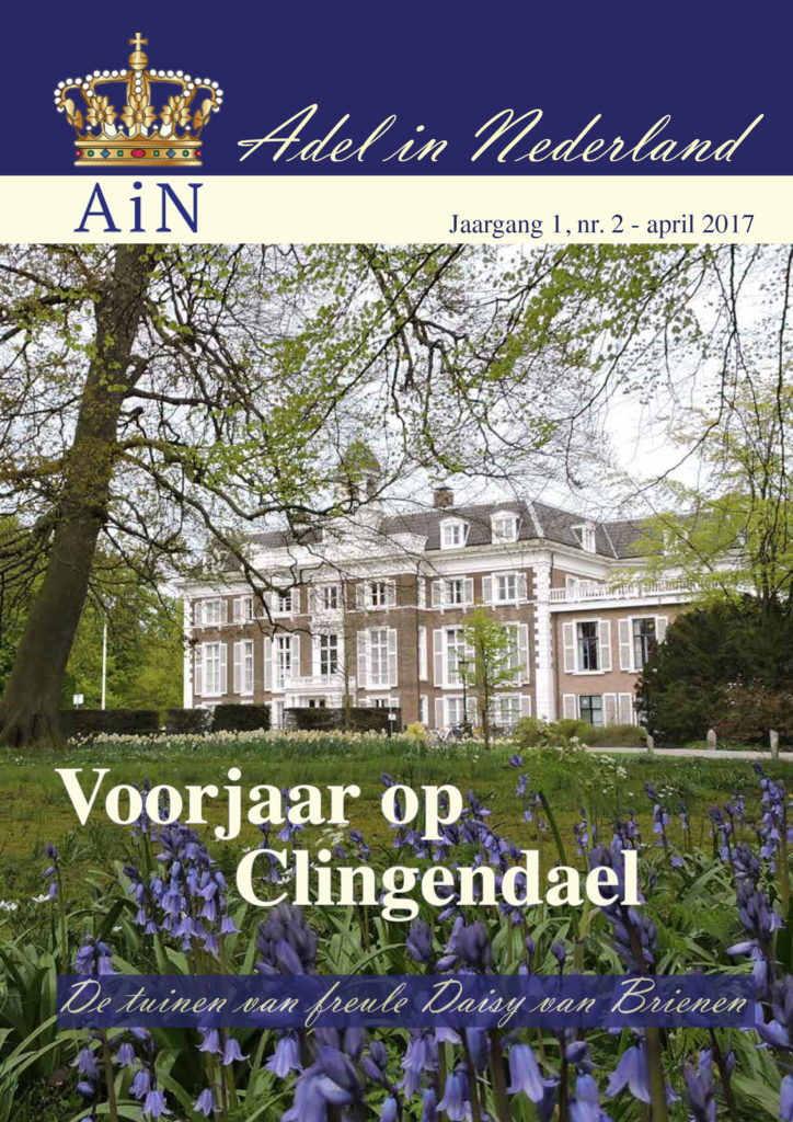 Afb. De voorkant van het aprilnummer van het nieuwe magazine van AiN.